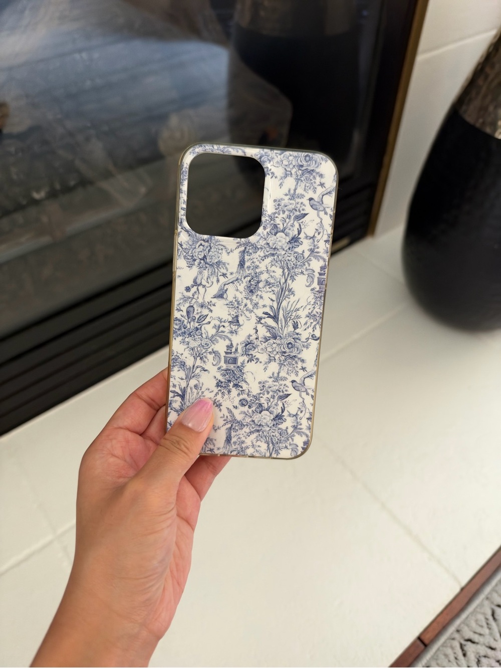 Floral Blue iPhone Case